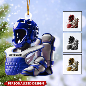 Personalized Taekwondo Gear Ornament-Gift For Taekwondo Lover-New Release