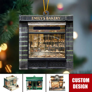 Personalized Bakery Christmas Ornament - Gift For Baking Lovers - New Release