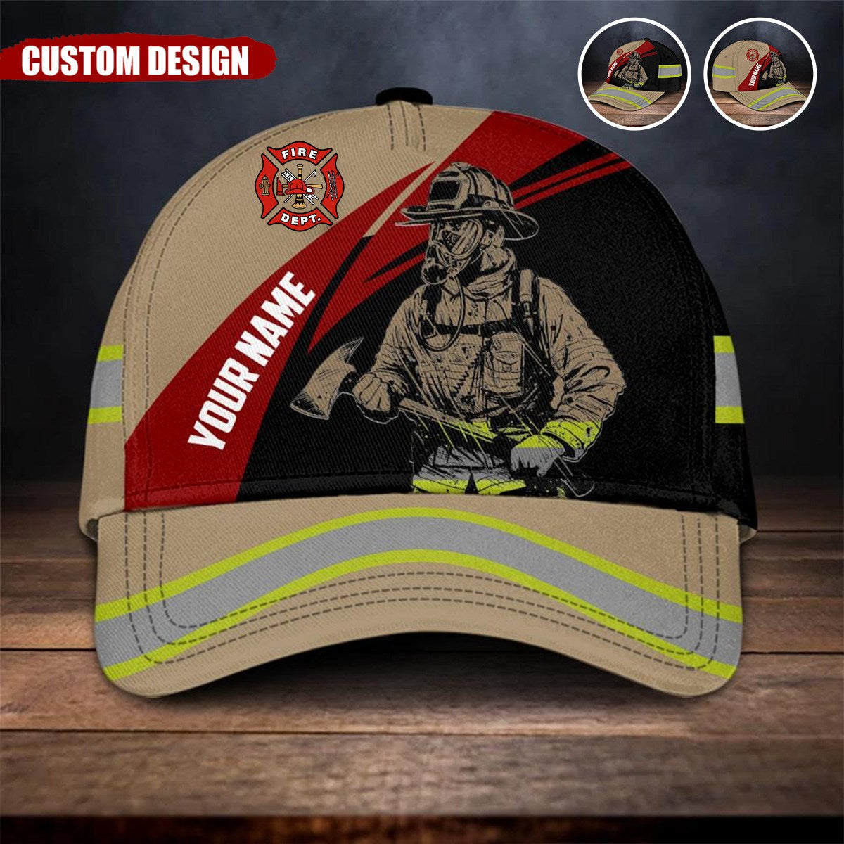 Personalized Firefighter Classic Cap - Gift For Firefighter - OKBANDS