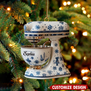 Personalized Baking Mixer Christmas Ornament