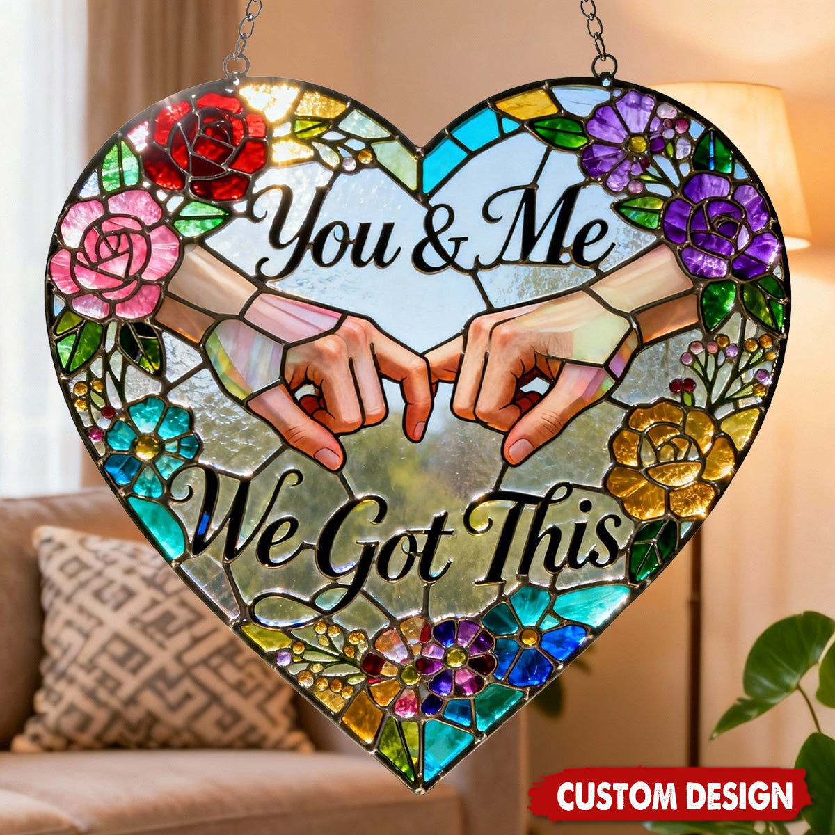 We Got This Suncatcher Ornament - Personalized Gifts For Couple