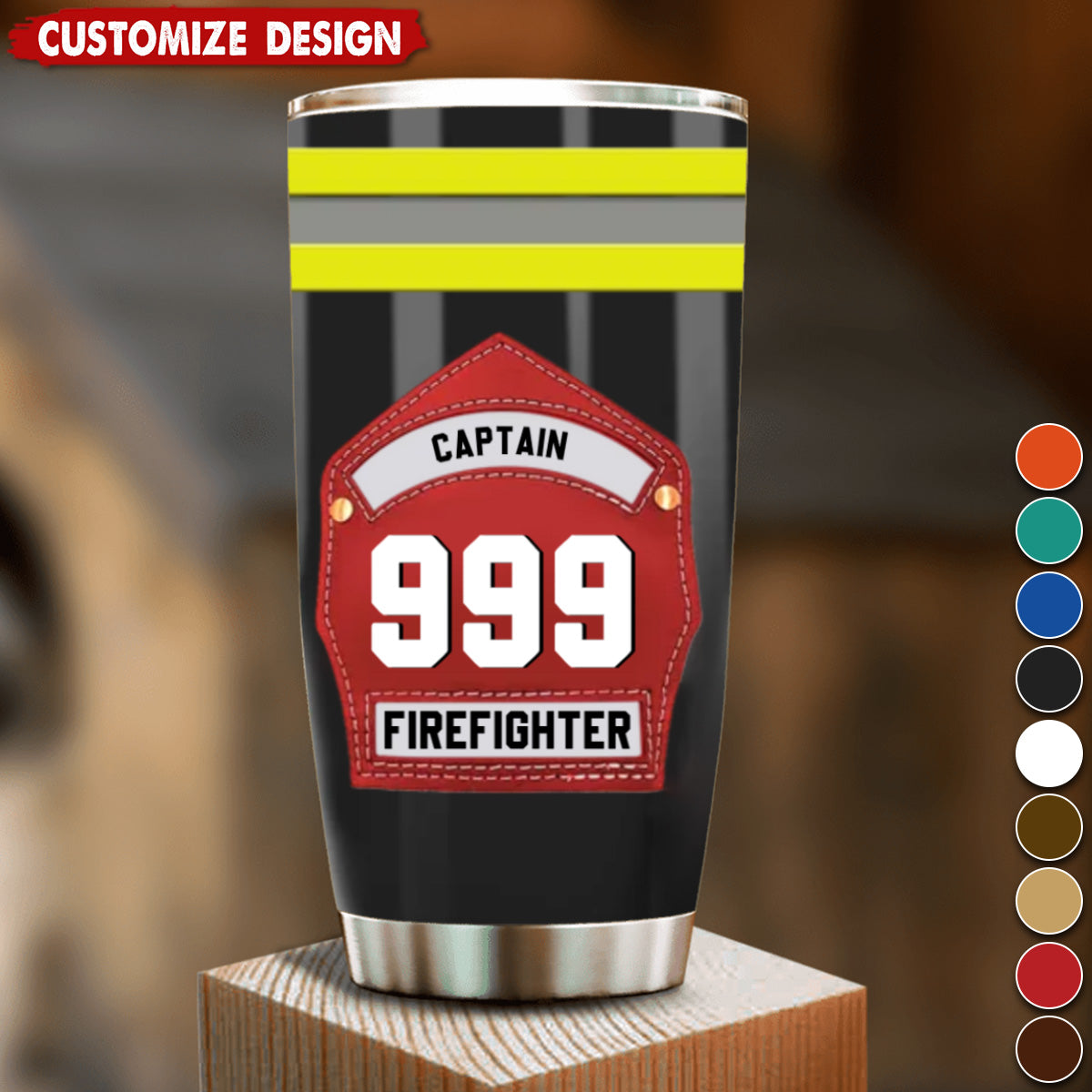 Gift For Firefighter Helmet Shields And Fronts Personalized Tumbler