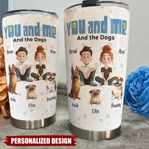 You And Me For Pet Parents-Personalized Tumbler