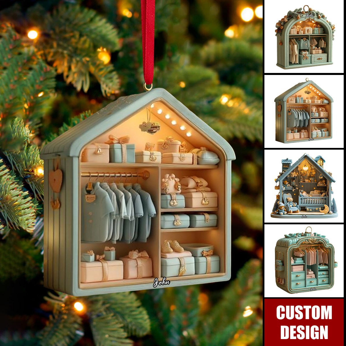 Personalized Baby Room Ornament