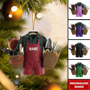 Personalized Garden Tools Christmas Ornament Gift for Garden Lovers