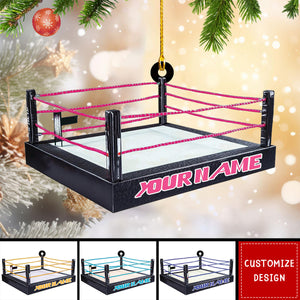 Personalized Wrestling Christmas Ornament Gift For Wrestler -New Release