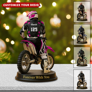 Personalized Motocross Racer Plaque
