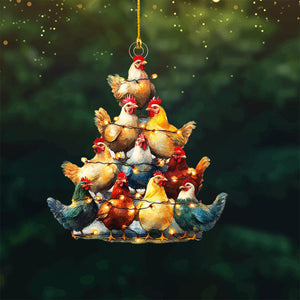 New Release-Chicken Christmas Ornament-Gift for Chicken Lover