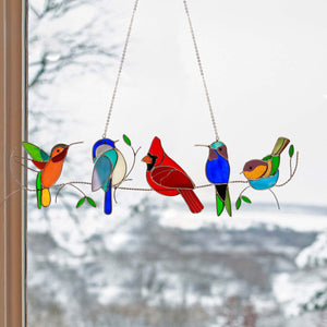 Gift For Bird Lovers-Bird Suncathcer Ornament