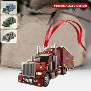 Truck Driver - Personalized Trucker Ornament