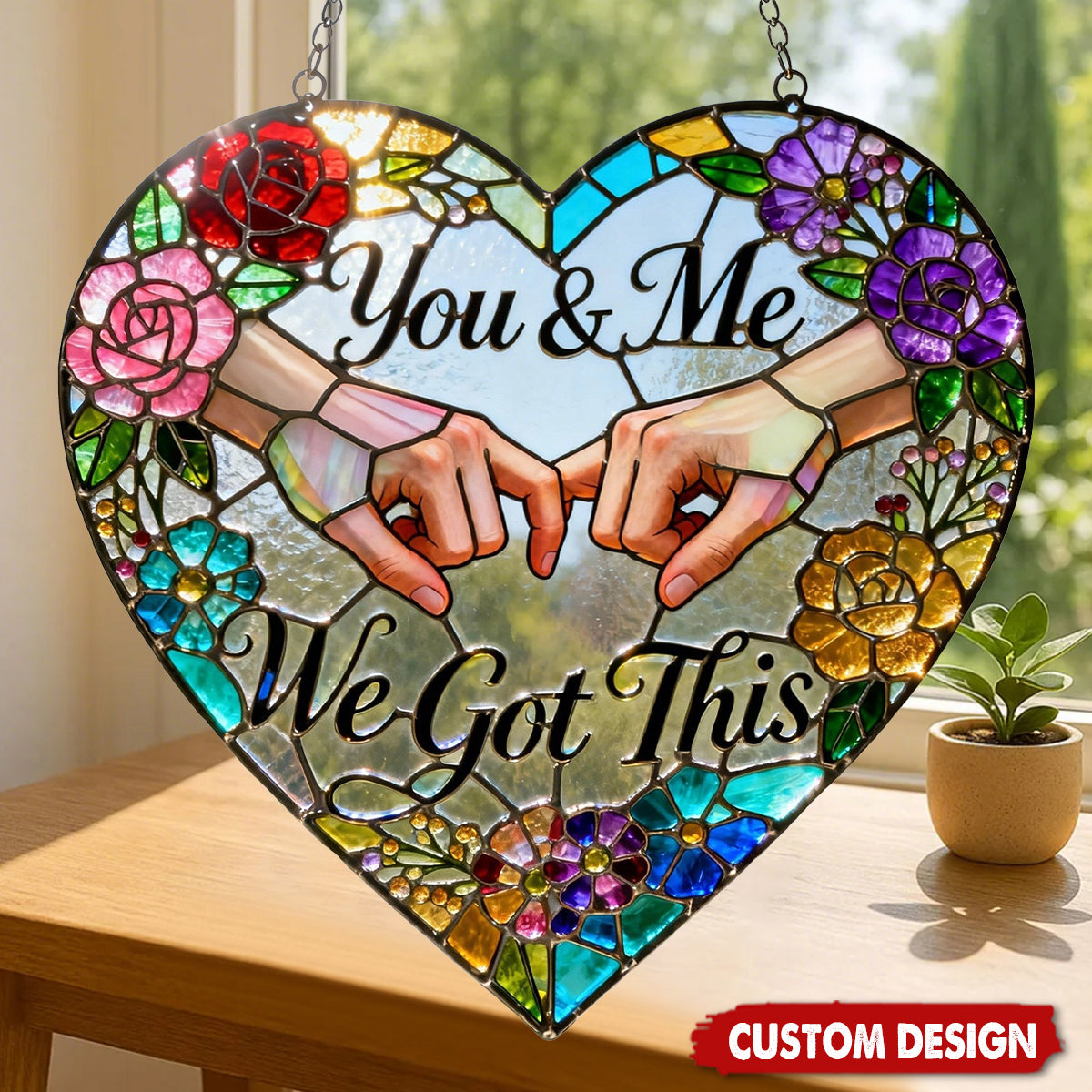 We Got This Suncatcher Ornament - Personalized Gifts For Couple