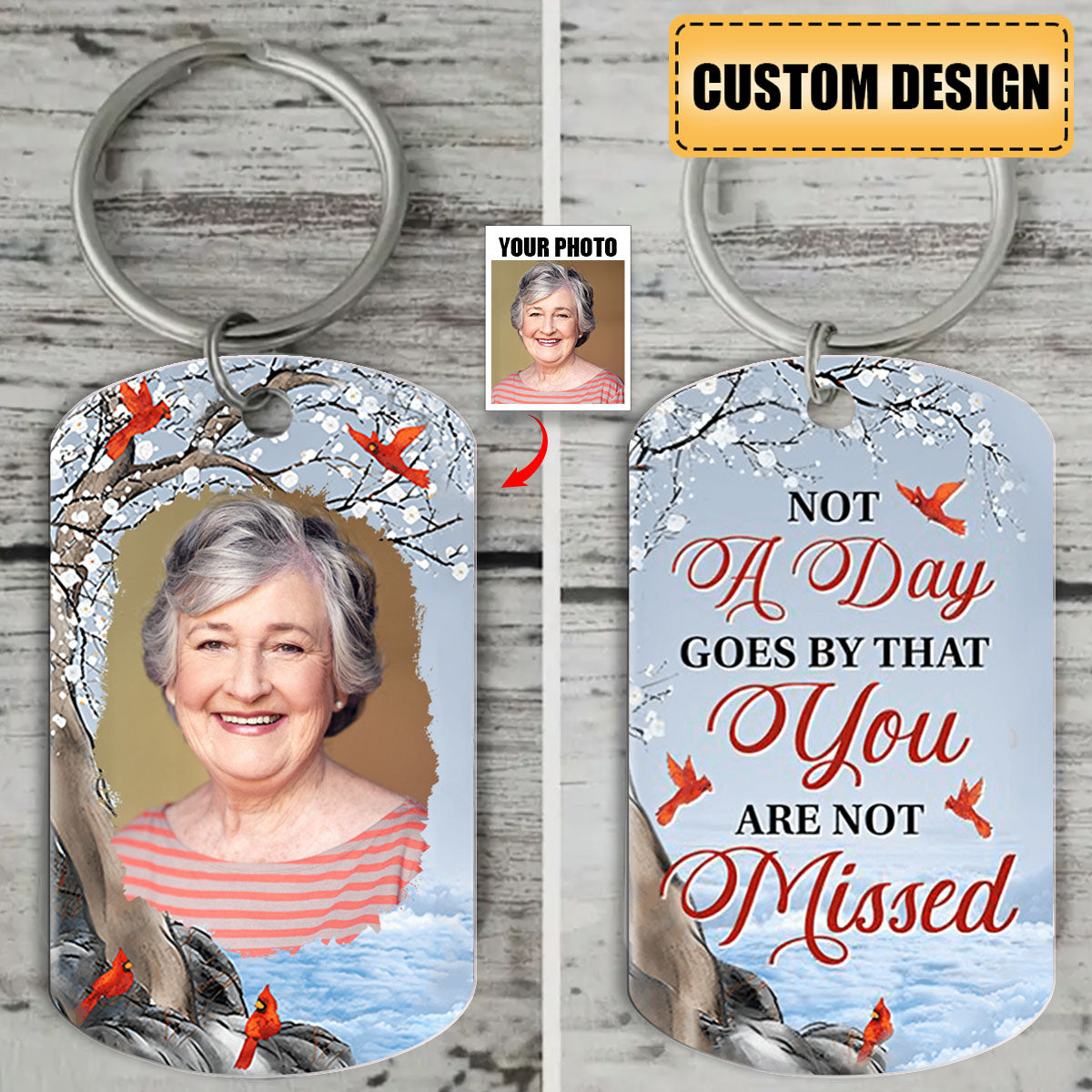 Carry You With Me - Personalized Memorial Stainless Steel Keychain, Sympathy Gift For Family Members