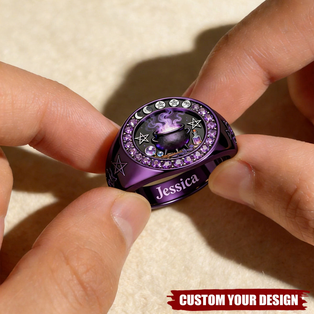 Witch Craft - Personalized Witch Signet Ring