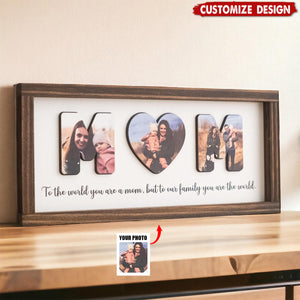 Personalized 2-Layered Wooden Plaque - Mother’s Day Gift For Mom