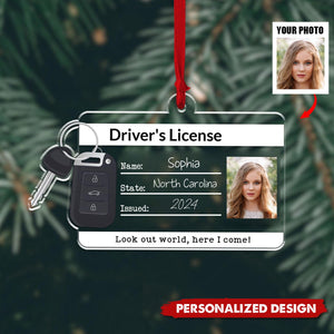 2024 New Release Personalized Drivers License Ornament
