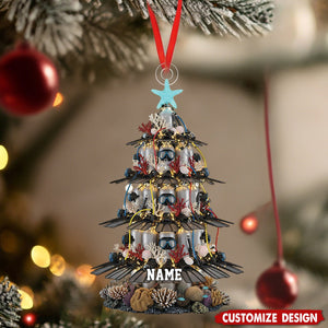 Personalized Scuba Diving Christmas Ornament - Gift for Sea Lovers