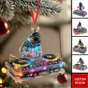 Personalized DJ Design Ornament- Gift For DJ Lovers