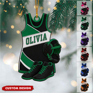 Personalized Wrestling Ornament, Wrestling Gift