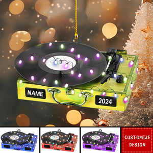 2024 New Release Personalized DJ Christmas Ornament - Gift For DJ Lover