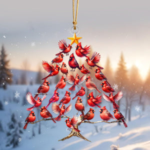 Cardinal Christmas Tree Ornament-Gift For Cardinal Lovers-New Release