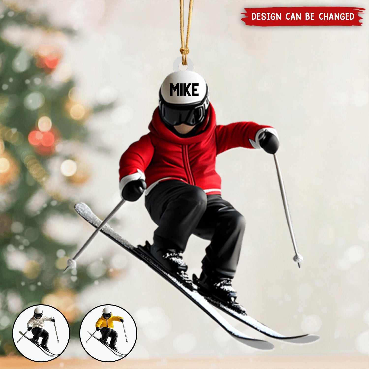 Personalized Skiing Ornament, Gifts For Skiing Lovers-New Release