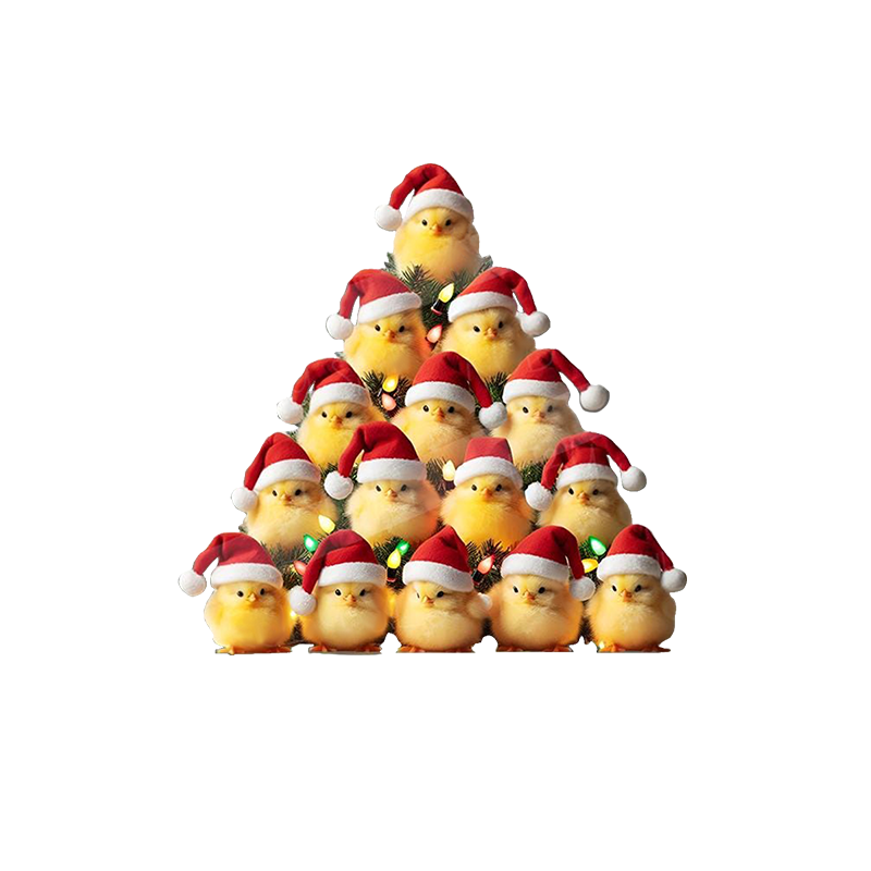 2024 New Release - Chicken Christmas Tree Ornament