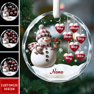 If Nothing Is Going Well, Call Your Grandmother - Family Personalized Circle Ornament