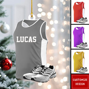 New Release Personalized Running Christmas Ornament - Gift For Runner