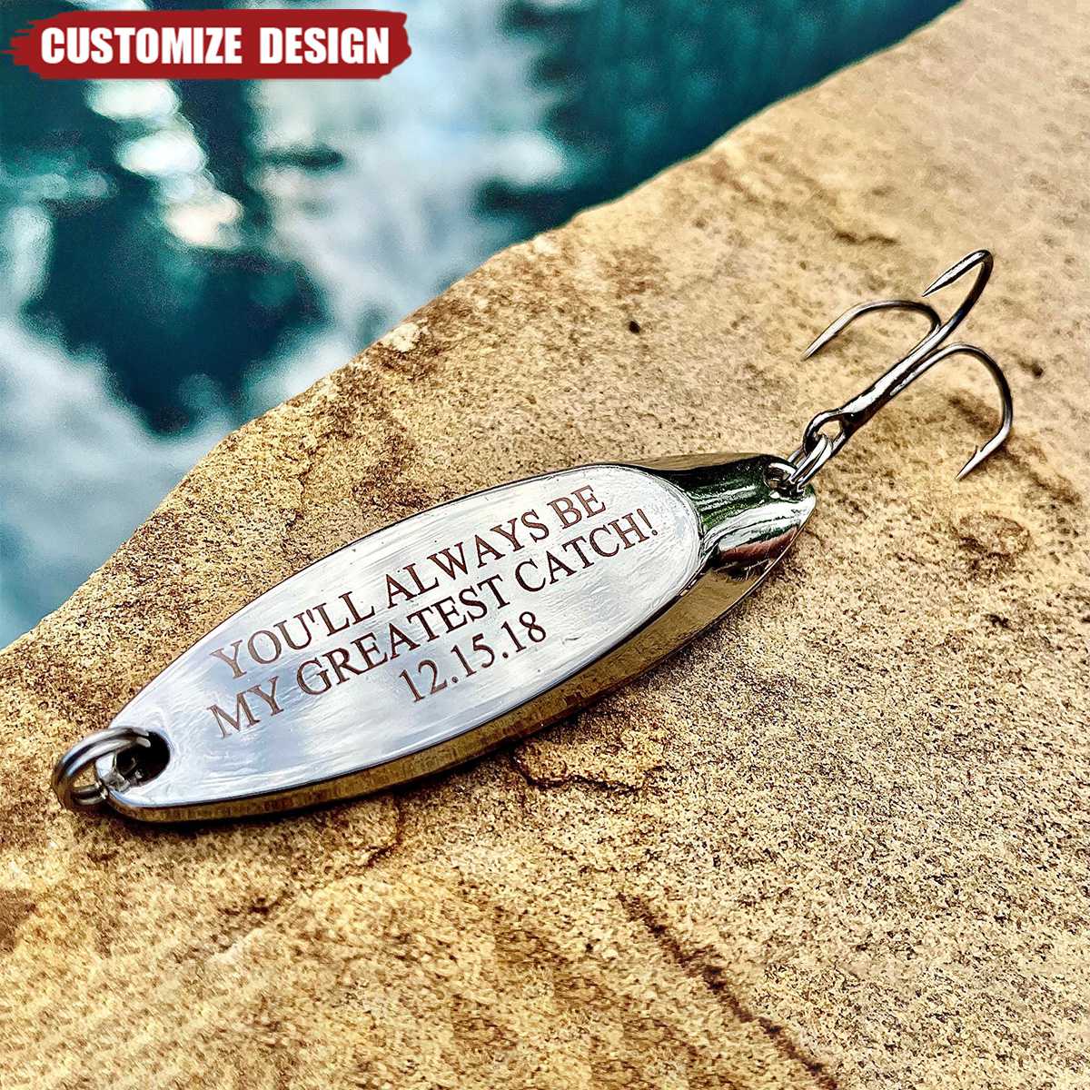 Personalized Engraved Fishing Lure - Gifts For Fishing Lover