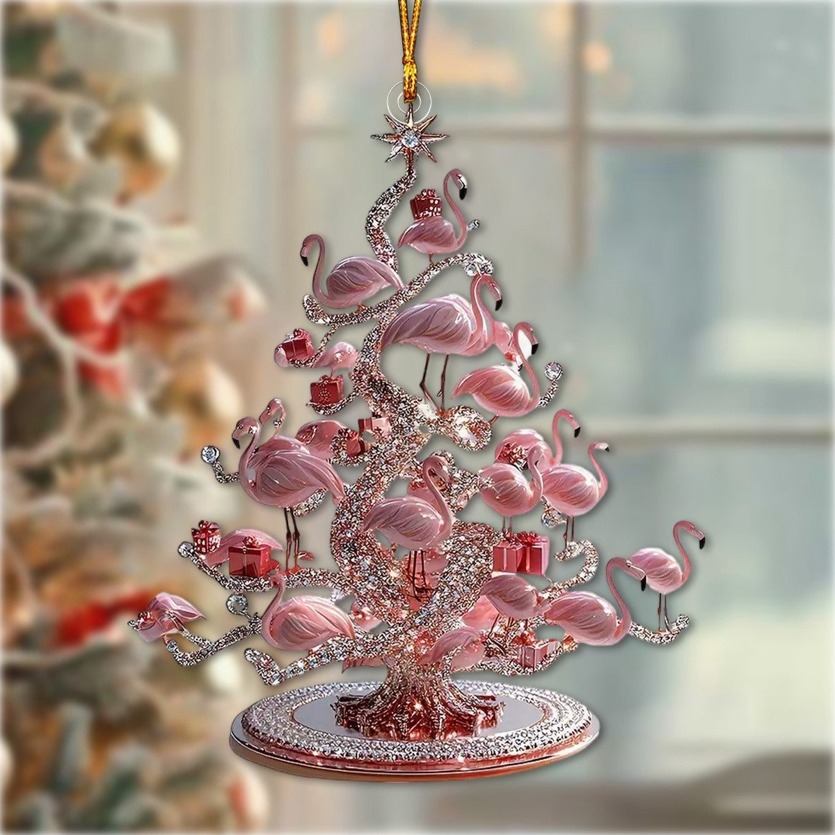 Flamingo Christmas Tree Ornament - New Release