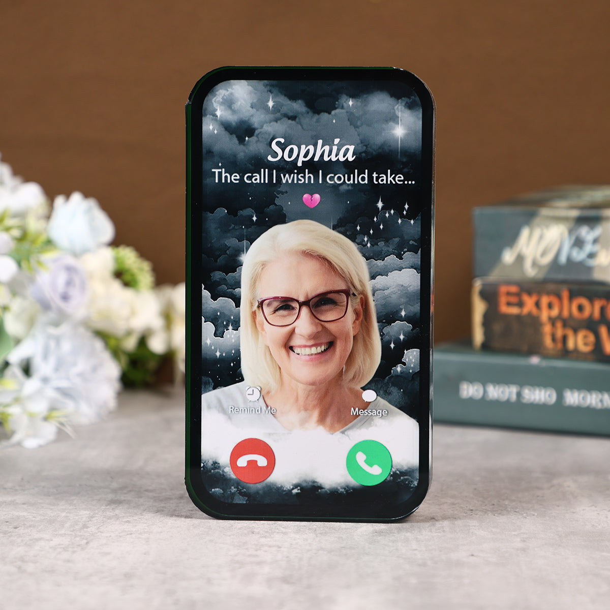 The Call I Wish I Could Take Memorial Sympathy Gift - Personalized Acrylic Plaque