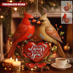 Personalized Cardinal Memorial Ornament-Loss of Loved One Sympathy Gift