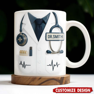 Professional Medical - Themed Design - Personalized Coffee Mug - Gift for Doctors