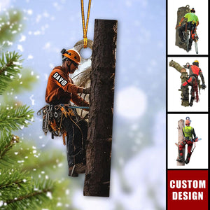 Personalized Arborist Christmas Ornament-New Release