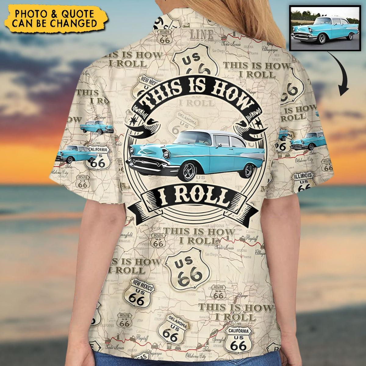 This Is How I Roll - Personalized Hawaiian Shirt