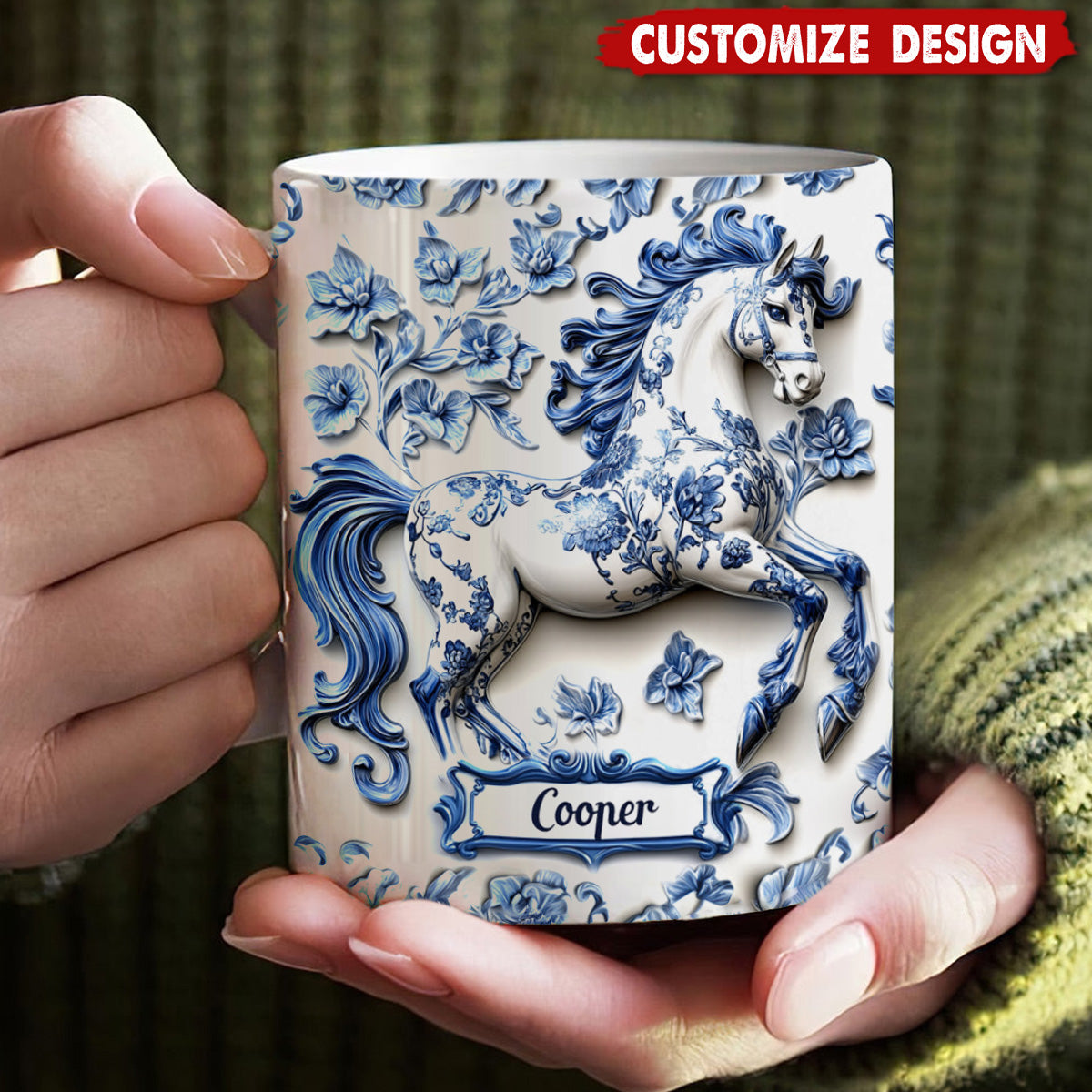 Personalized Horse Accent Mug - Gift For Horse Lovers