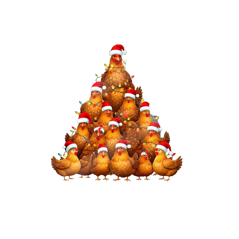 2024 New Release - Chicken Christmas Tree Ornament