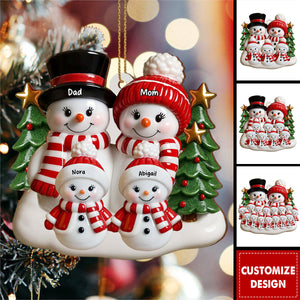 Create A Heartwarming Family Christmas, Personalized Wood Ornament, Gift For Family