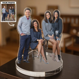 Personalized Upload Photo Acrylic Plaque - Gift for Family