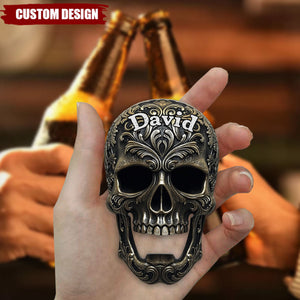 Cool Skull Bottle Opener - Personalized Beer Bottle Opener