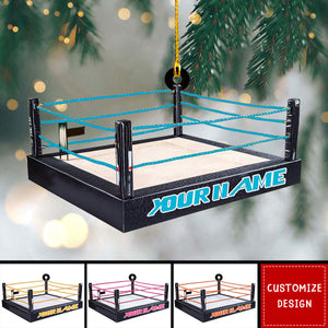 Personalized Wrestling Christmas Ornament Gift For Wrestler -New Release