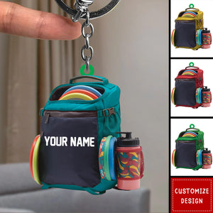 New Release Personalized Disc Golf Acrylic Keychain-Gift For Disc Golf Lovers