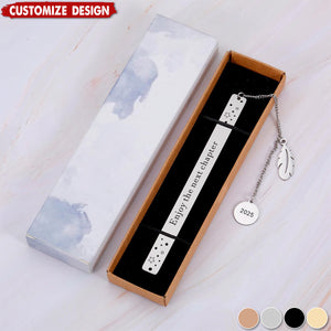 Enjoy The Next Chapter-Personalized Bookmark-Gift for Women Men