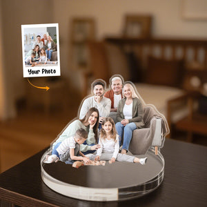 Personalized Upload Photo Acrylic Plaque - Gift for Family