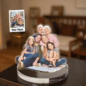 Personalized Upload Photo Acrylic Plaque - Gift for Family