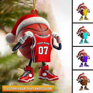 Personalized Basketball Christmas Ornament-Gift For Basketball Players and Fans-New Release