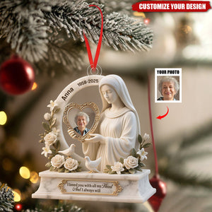 Christmas In Heaven - Personalized Memorial Acrylic Ornament