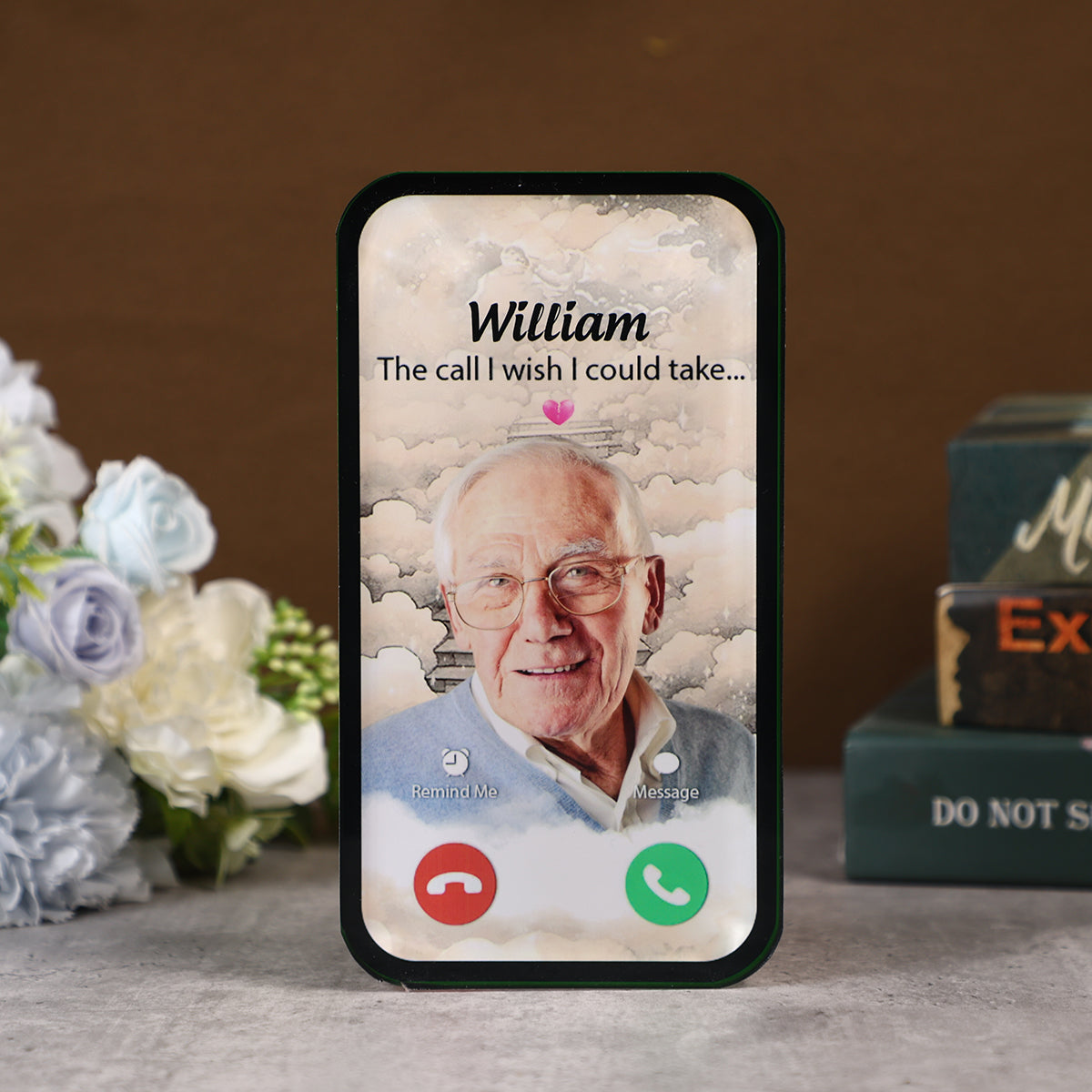 The Call I Wish I Could Take Memorial Sympathy Gift - Personalized Acrylic Plaque