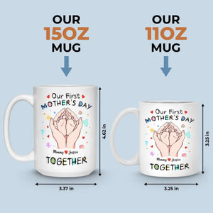 Tiny Toes, Big Love - Family Personalized Mug - Mother's Day Gift For Mom