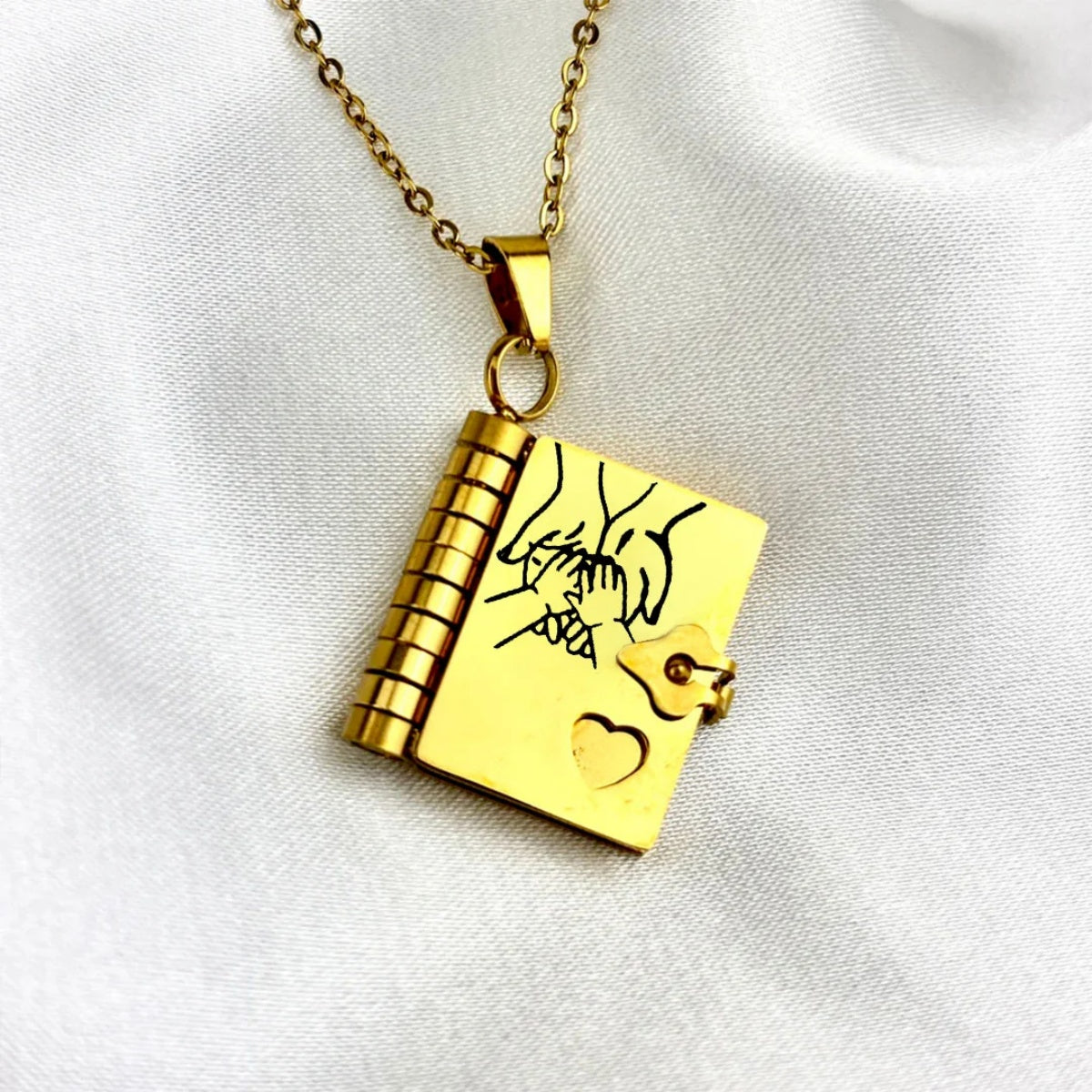 My Incredible Daughter Son Book Necklace